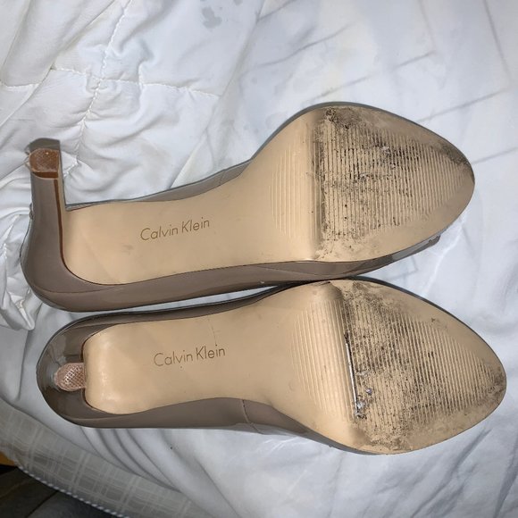 Calvin Klein Tan/Beige High Heel - Picture 5 of 5